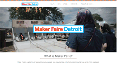 Desktop Screenshot of makerfairedetroit.com